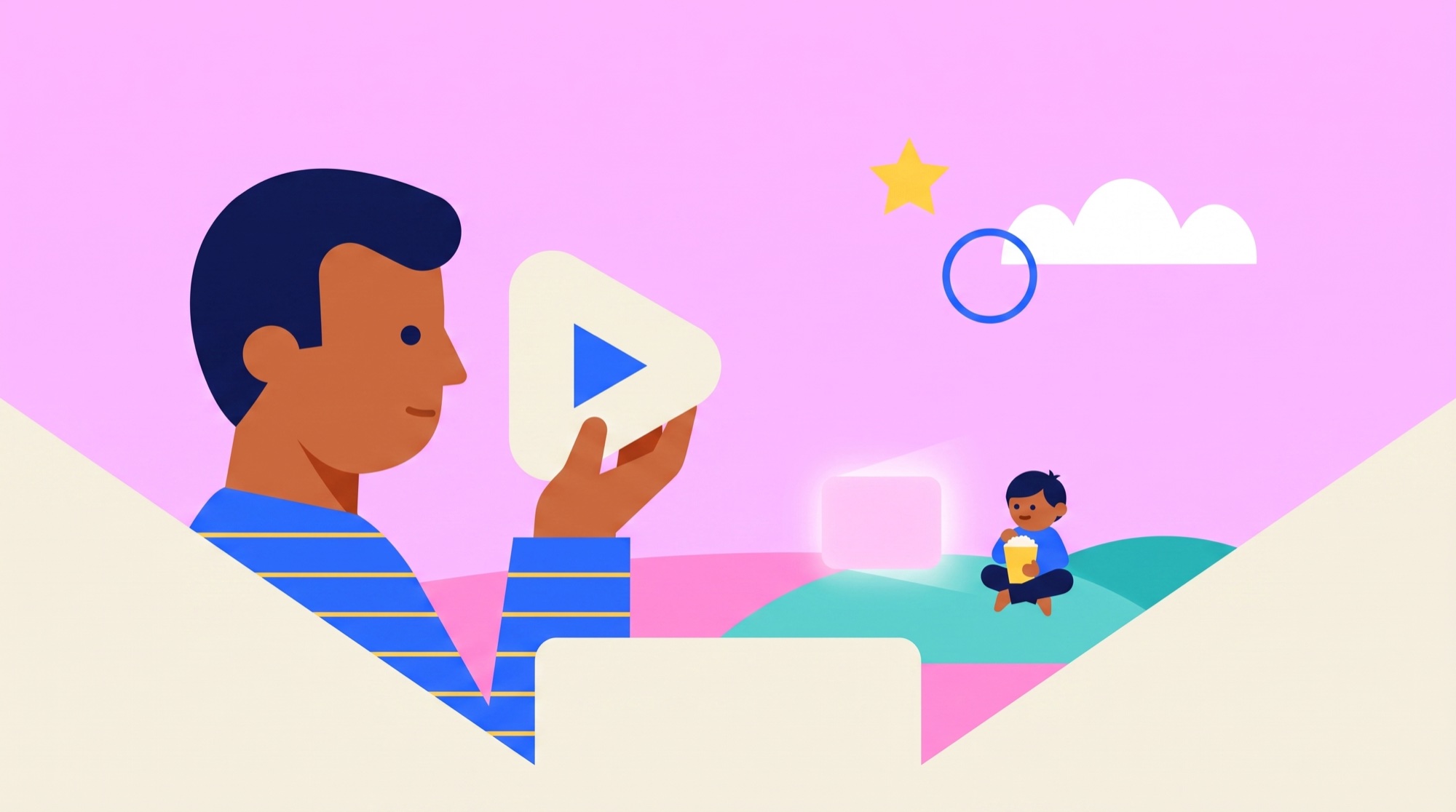 ScrollControl's colourful illustrated world of safe entertainment